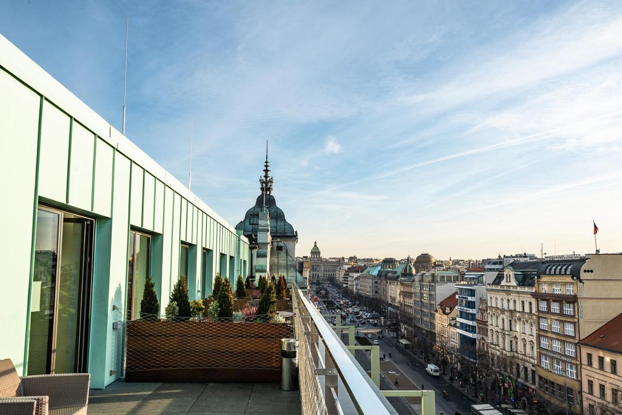 Wenceslas Square Terraces Praga Zewnętrze zdjęcie