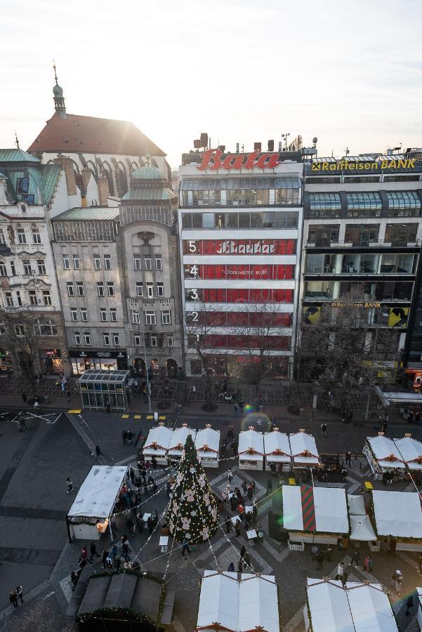 Wenceslas Square Terraces Praga Zewnętrze zdjęcie