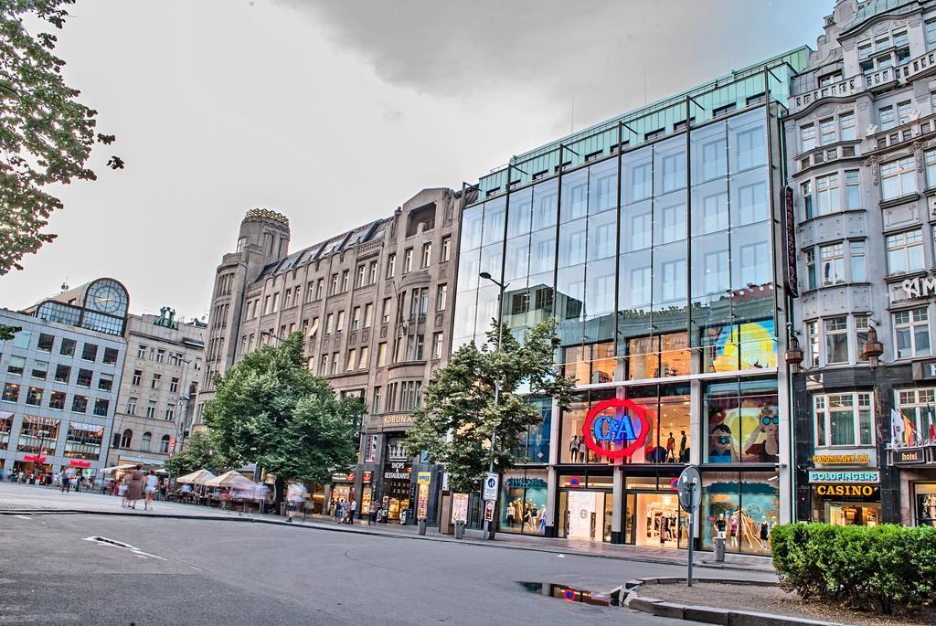 Wenceslas Square Terraces Praga Zewnętrze zdjęcie