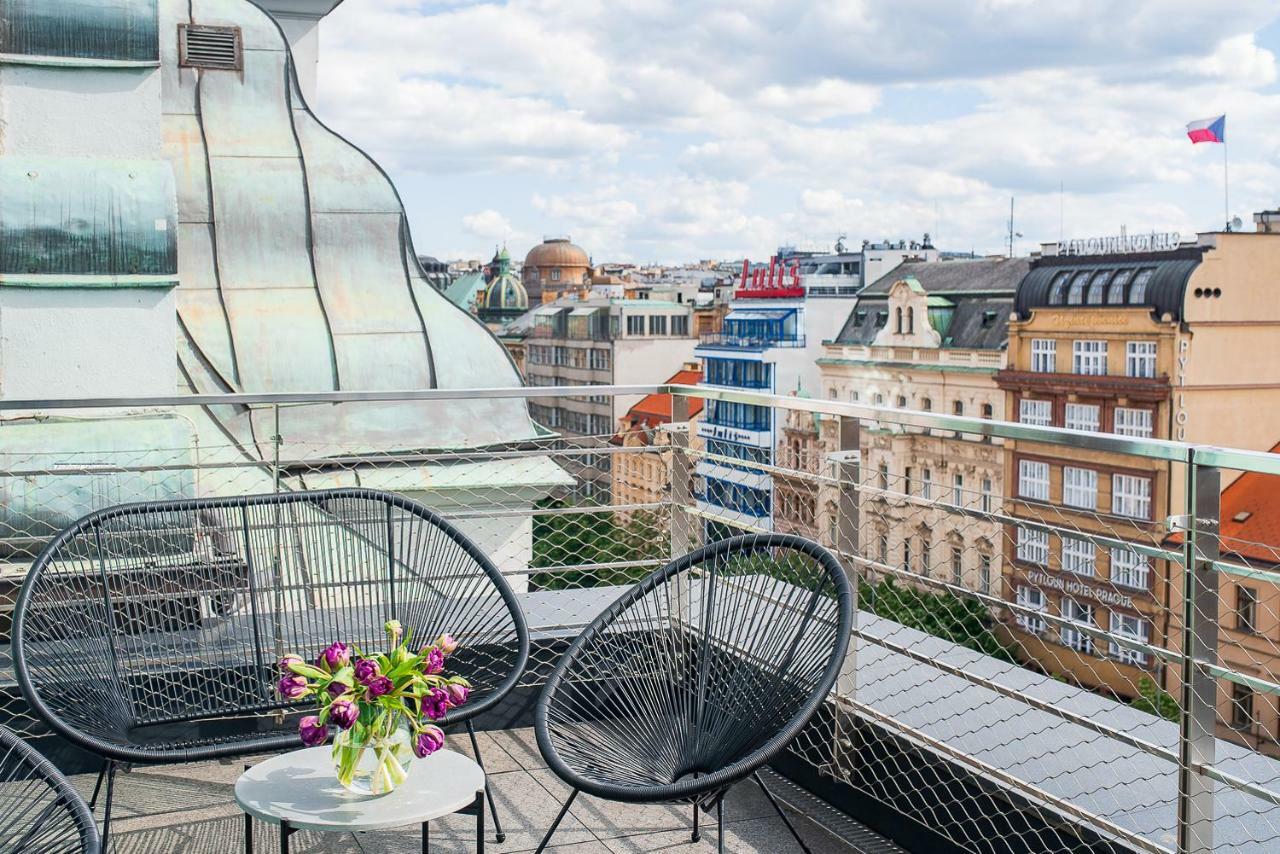 Wenceslas Square Terraces Praga Zewnętrze zdjęcie